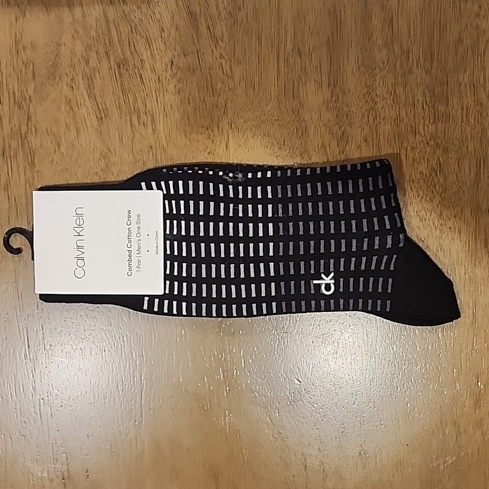 Calvin Klein Combed Cotton Crew Socks